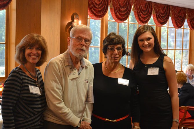 MaryAnne Beatty, SSA; John Smucker, Meals on Wheels volunteer; Dolores Viehman, SSA, and Ellie Fossier, SSA.