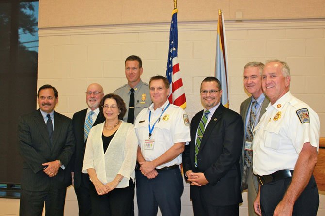 Mclean Citizens Association and county emergency response officials at the panel Sept. 17.
