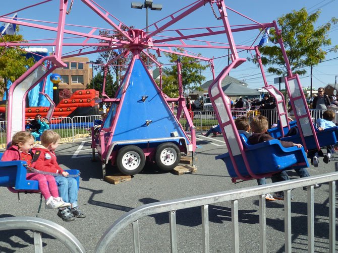 Rides were available for children during Potomac Day.