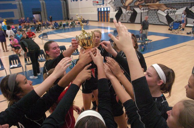 The Madison Warhawks won the 2014 Rebel Volleyball Invitational on Sept. 20 at Fairfax High School.