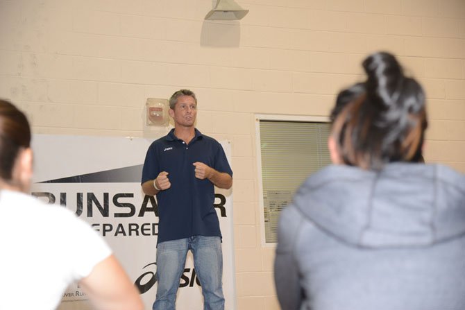 Two-time U.S. Olympic distance runner and Brazilian Jiu Jitsu black belt Todd Williams visits Marymount University to give a workshop about staying safe and avoiding assault while walking or running for exercise.