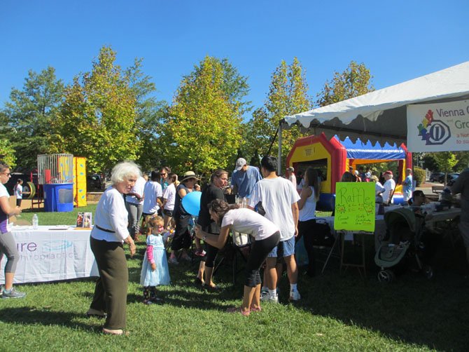 Children waited patiently to have their faces painted by volunteer professional Angela McCall of Paint Me a Party, while others bounced in the bouncehouse, took a chance at the raffles, tried dunking a local supporter, ate some free snacks and listened to lively classic rock music.