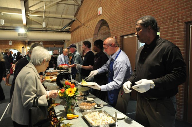 Food is served during the Potomac Country Vintage Arts Festival at S.t Francis Episcopal Church last weekend. 