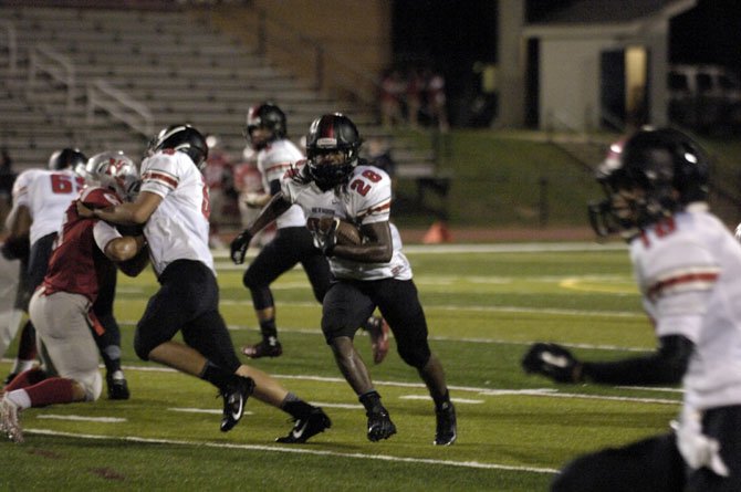 Herndon running back Lamik Bumbrey rushed for 236 yards and three touchdowns against McLean on Oct. 2.