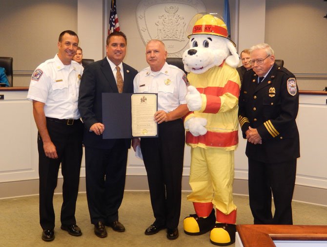 The City of Fairfax officially proclaims Oct. 5-11 “Fire Prevention Week.” 