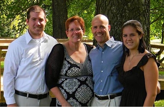 The Schumacher family: (From left) Joey, Carol, Joe and Callie. 