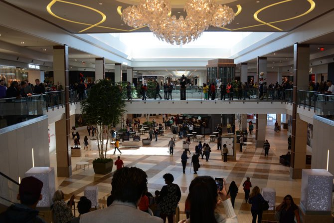 Though still fully enclosed, the new Springfield Town Center features much more natural lighting throughout the structure.