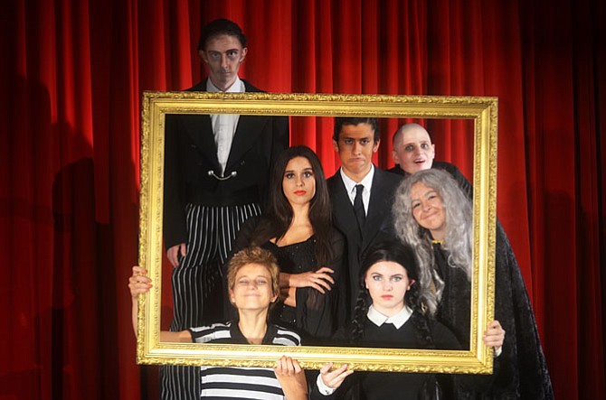 Members of the Addams Family in MTC's upcoming production of “The Addams Family” musical.