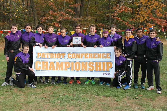 The Lake Braddock boys’ cross country team won the Conference 7 title on Oct. 30 at Burke Lake Park.