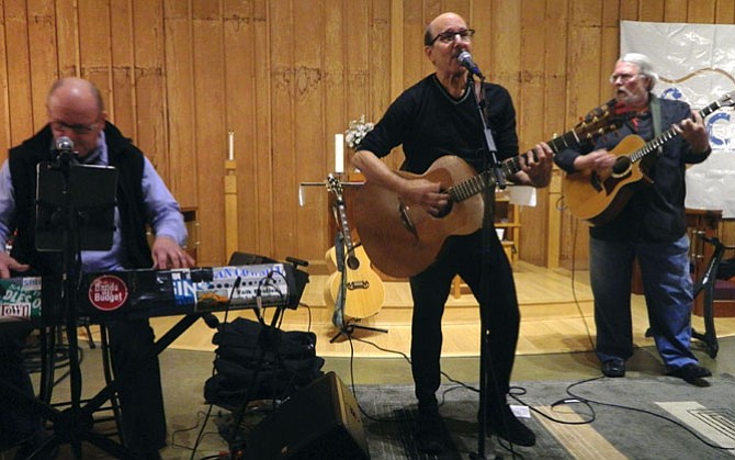 Jolly and lyrical, this was Modern Man’s second performance at St. Aidan’s.