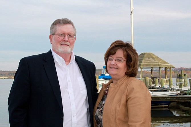 Robert Prather and wife Karen out on Old Town Alexandria’s waterfront. He is uncovering Swift’s tracks around Lake Fairfax.
