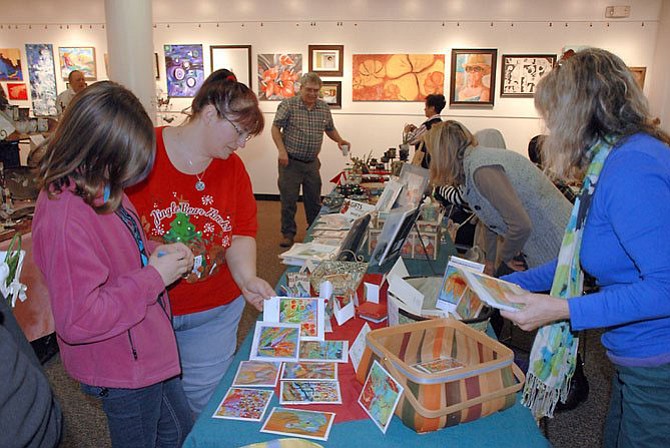 Visitors at Gifts from the HeART were not only able to support local artists with their purchases but also Cornerstones as a portion of all sales went to the local charity organization.
