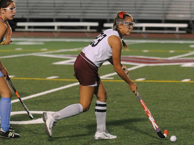 Amber Sable and the Mount Vernon field hockey team qualified for the 5A North region tournament in 2014.