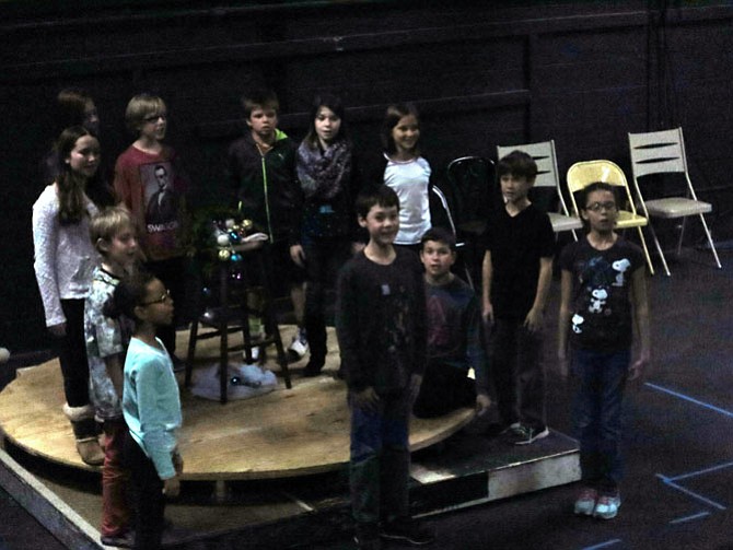 Early rehearsal for the NextStop Theatre's “A Charlie Brown Christmas.”
