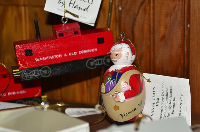 The collectible ornaments by Rachel Peden are available for sale.
