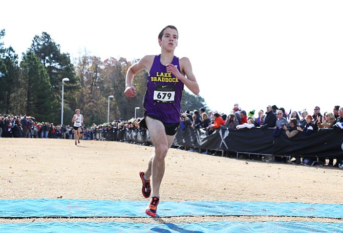 Lake Braddock senior Alex Corbett earned a trip to Nike nationals with a fifth-place finish at the Southeast regional meet on Nov. 29 in Cary, N.C.