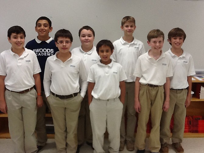 Front row (from left): Oliver Wolcott (7), Ale Tovar (6), Ryan Joseph (6), and John Cavanaugh (7) Back row (left to right): Dylan Danaie (6), Liam White (6), Antos Wellisz (7), and Victor Aldridge (7). Not pictured: Alex Toner (8).