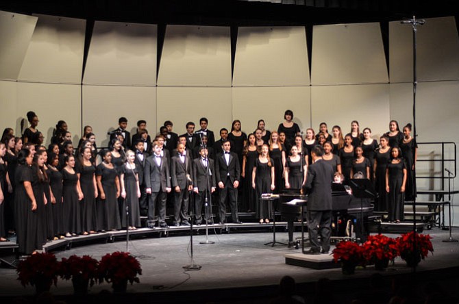 Reston’s South Lakes High School choral department presented their free winter concert “Sounds of the Season” at the school auditorium on Dec. 11. Music preformed included both sacred and secular selection. 