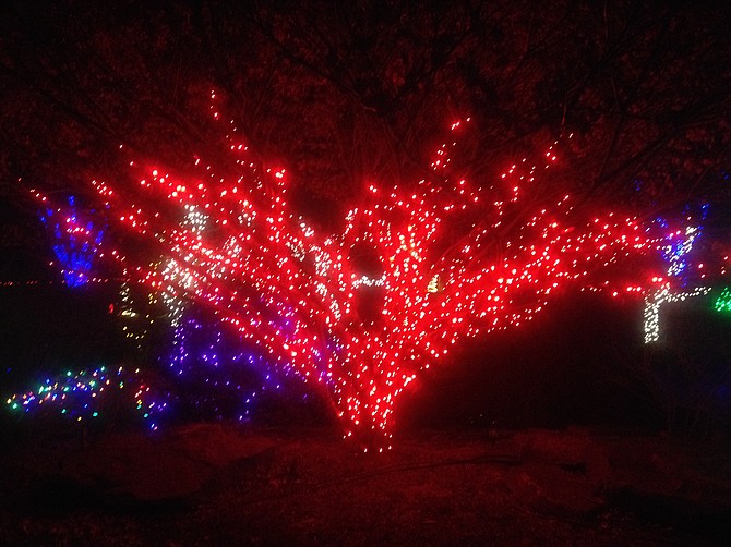 Meadowlark Gardens in Vienna, VA is continuing their third display of the Winter Walk of Lights Festival. In addition to a gingerbread house, sleigh and whimsical animations, the light show features 40,000 lights at the park lake set to holiday song. Meadowlark Gardens is located at 9750 Meadowlark Gardens Court in Vienna, VA. The light show ends January 4, 2015.