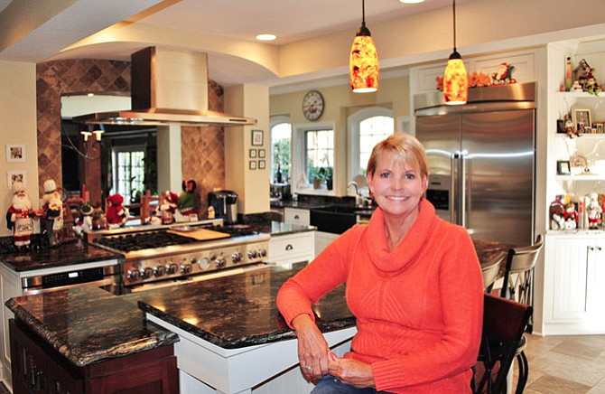 Ginny Craig of Oakton is hosting a tour of her recently remodeled kitchen on Jan. 10 for the benefit of the Northern Virginia Therapeutic Riding Program. The program helps disabled children and adults improve motor skills and gain confidence.
