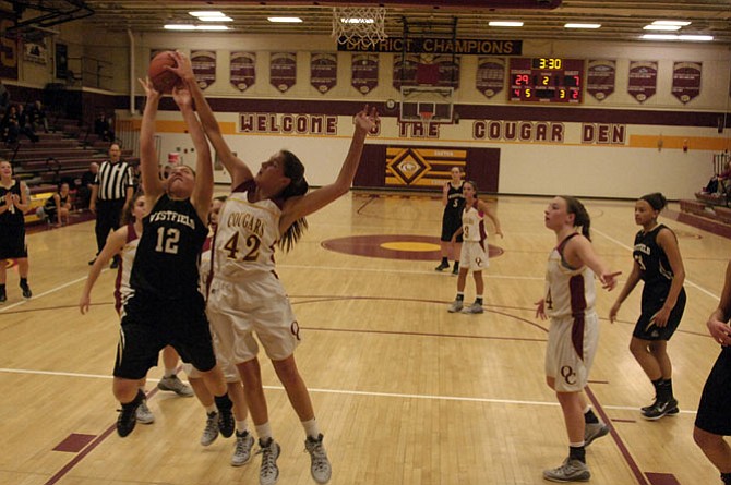 Oakton sophomore Maddie Royle is working to improve her focus during games and could be a significant contributor for the Cougars in the second half of the season.