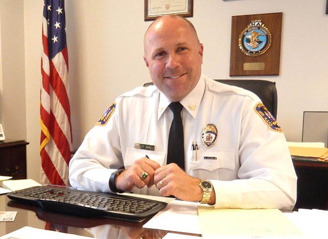 Fairfax City Police Chief Carl Pardiny.
