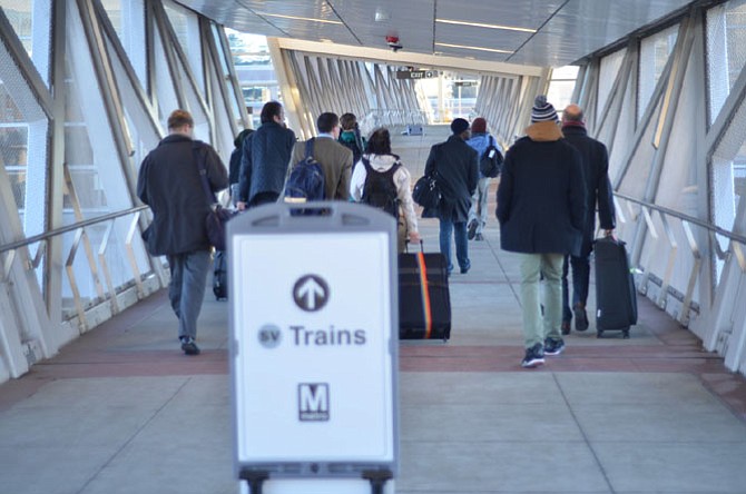 The Wiehle-Reston East station in Reston, Virginia is the new bus drop off for Fairfax and Loudoun connector buses that used to travel to Orange Line stations. Also, the station garage has a 200-space bike room.