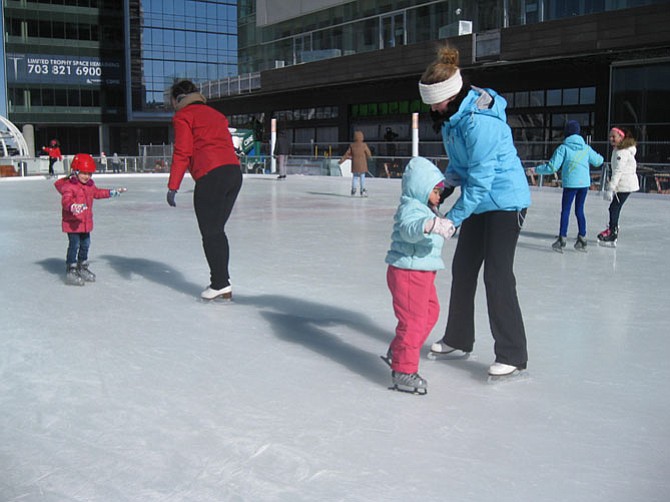 The Tysons Corner Ice Rink is now opened.