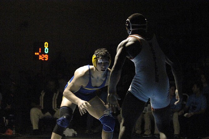 Robinson's Cole DePasquale won the 182-pound title at the 6A North region wrestling tournament on Feb. 14 at Centreville High School.