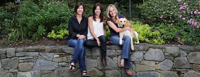 From left are Jennie Stoller Barakat, Cris Bourelly and Kirsten Quigley.
