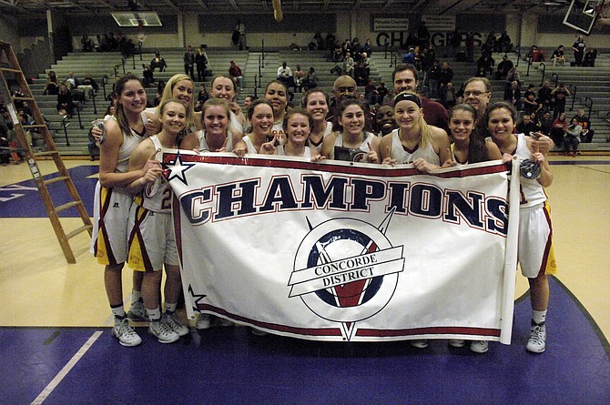 The Oakton girls’ basketball team won the Conference 5 championship on Monday night at Chantilly High School.