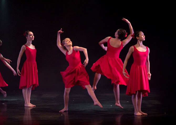 The Classical Ballet Theatre (CBT) presented “An Evening with Classical Ballet Theatre” on Friday, Feb. 13 at Reston Community Center. Dancers performed the Spanish themed Allegrias.