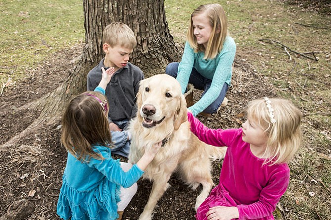 Jimmy with Jack, Sydney, Skyler and Riley.
