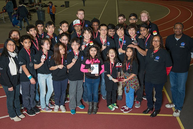 Herndon’s Epsilon Delta Too was one of the top finishers at the FIRST Tech Challenge Virginia Championship last Saturday in Richmond.
