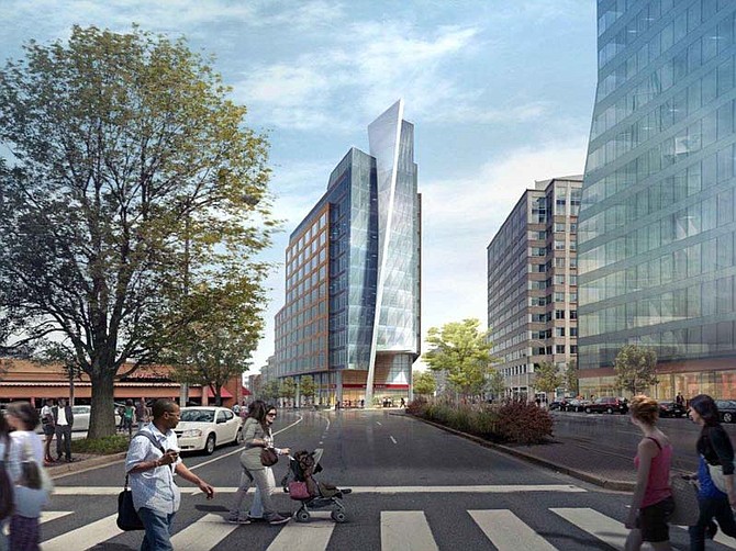 Rendering of the new designs for 2025 Clarendon Boulevard
