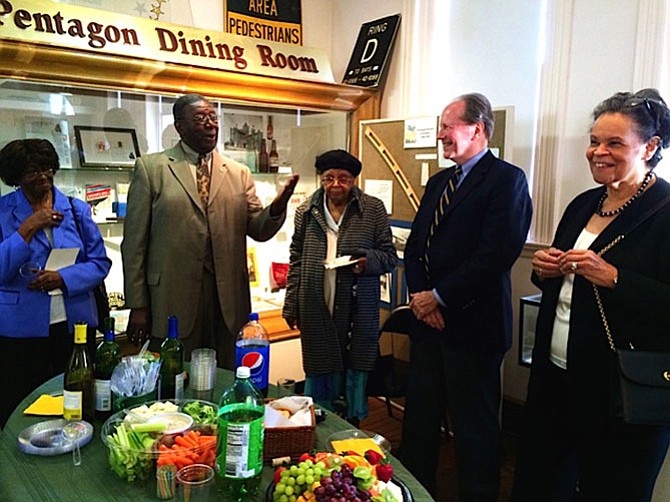 From left: Delores Taylor, Dr. Alfred Taylor, Flossie Parks, AHS President John Richardson and Dr. Charlene Drew Jarvis.