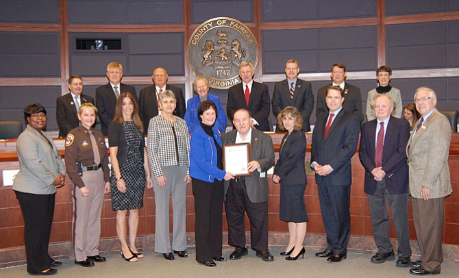 The Board of Supervisors thanks Holocaust survivor Michel Margosis for his work to ensure that no one ever forgets the atrocities of the Holocaust. 