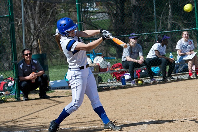 Sophomore transfer Patty Maye Ohanian has been a key addition for the Bishop O’Connell softball team.