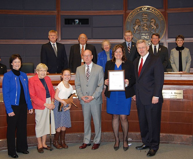 Board of Supervisors honored Lift Me Up, the therapeutic riding program located in Great Falls, for its 40th anniversary celebration.
