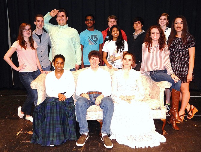 Back row, from left, are David Strauch, CJ Robinson, Kholied Bashri, Andrew Lindgren, Santiago Jauregui and Monica Hopkins; (middle row, from left) are Emily Hoffman, Amita Rao, Cameron Daly and Reem Alul; and, front row, from left are Zainab Barry, Joshua Ewalt and Miranda Newman.
