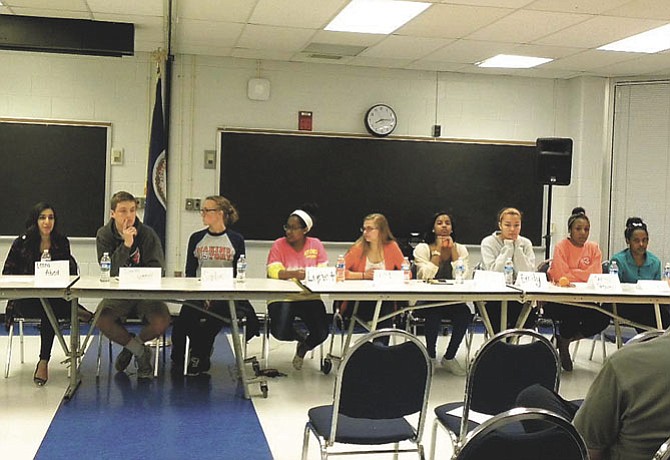 West Springfield High School students talk about drugs, drinking, parties and pressure during a parent forum on Monday, April 27 in Springfield called “Saturday Night in the Suburbs.”