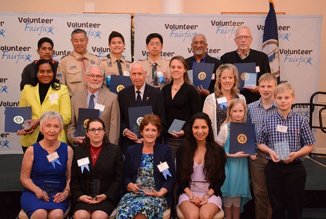 Volunteers from around the county were recognized April 24 at the Fairfax County Volunteer Service Awards.
