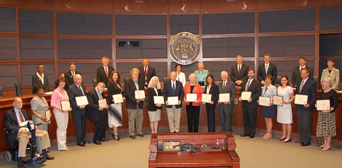 The Board of Supervisors named the 2015 Lords and Ladies Fairfax on Tuesday, May 12. 
