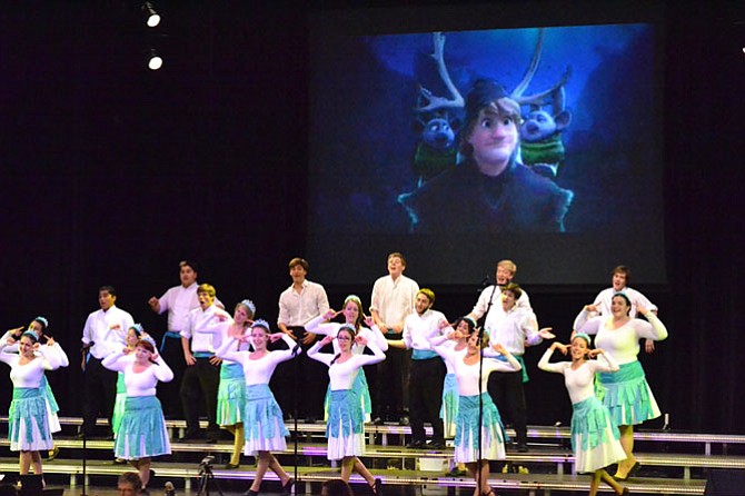The Langley Madrigals performed medleys from “Frozen” and “Beauty and the Beast.”
