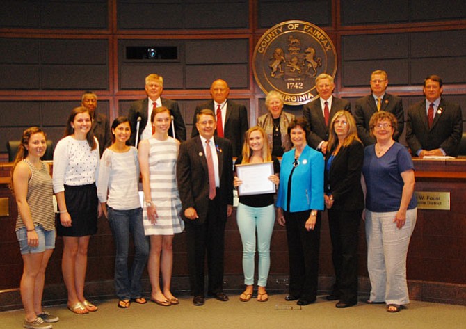 Chantilly High School journalism students earned the 2015 First Amendment Press Freedom Award from the Journalism Education Association.
