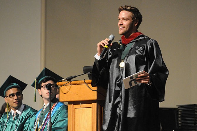 A 2011 Langley High School graduate, Chuck Katis, returned as the keynote speaker for the school’s 2015 graduating class. He described growing up in a single parent household and the different struggles he faced, but always maintaining site of his academic and personal goals. He attended Harvard and graduated from the University of California, Berkeley in 2015.
