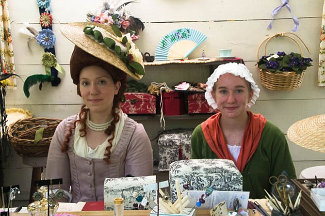 “The Millinery”  -- Sarah Cooper (W. Va) and Becca Goughnour, of Herndon.

