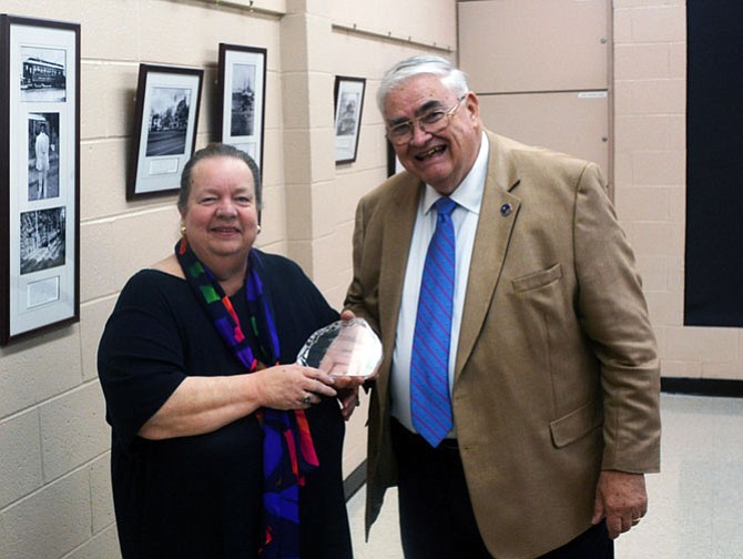 Mary Anne Hampton with Friends of MCC President Glenn Yarborough.
