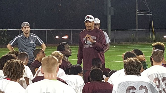 Mount Vernon head football coach Barry Wells stressed the importance of winning the Majors’ season opener against Stuart on Sept. 4.