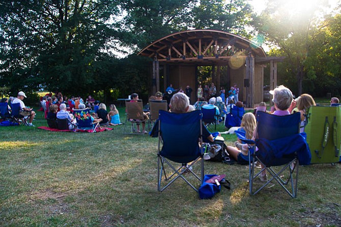Vienna residents of all ages enjoyed a Sunday evening attending the Shenandoah Run concert at the Vienna Town Green. 

